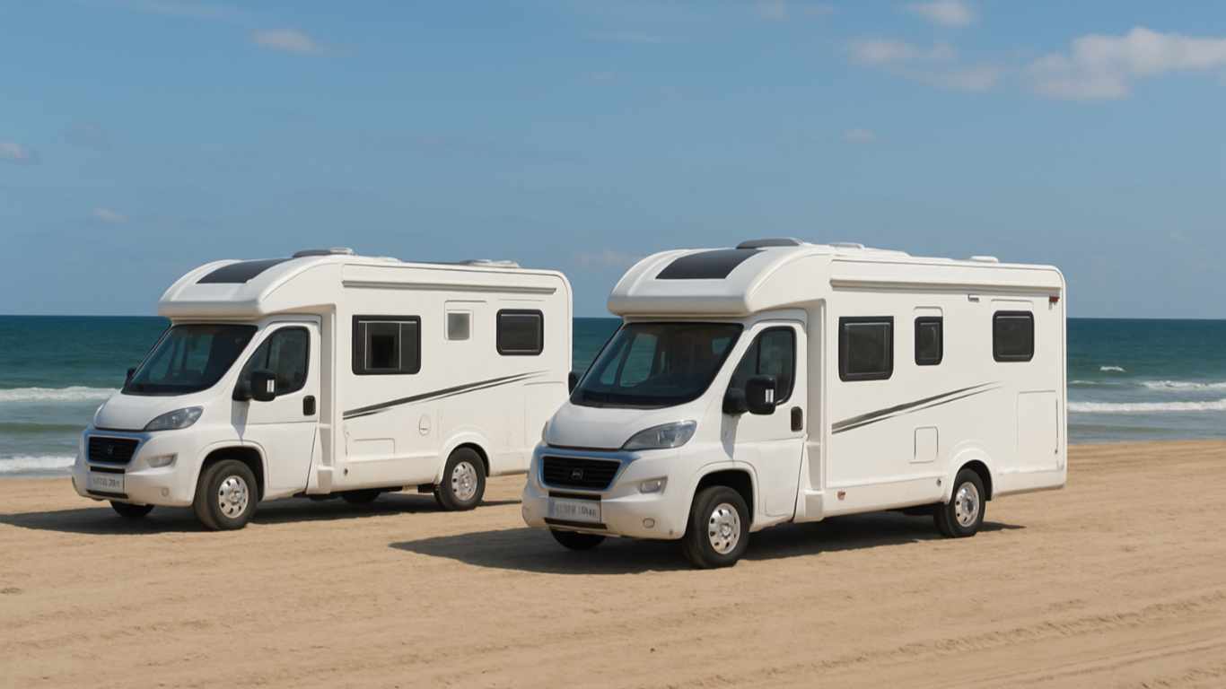 Motorhome burglary protection with AI cameras